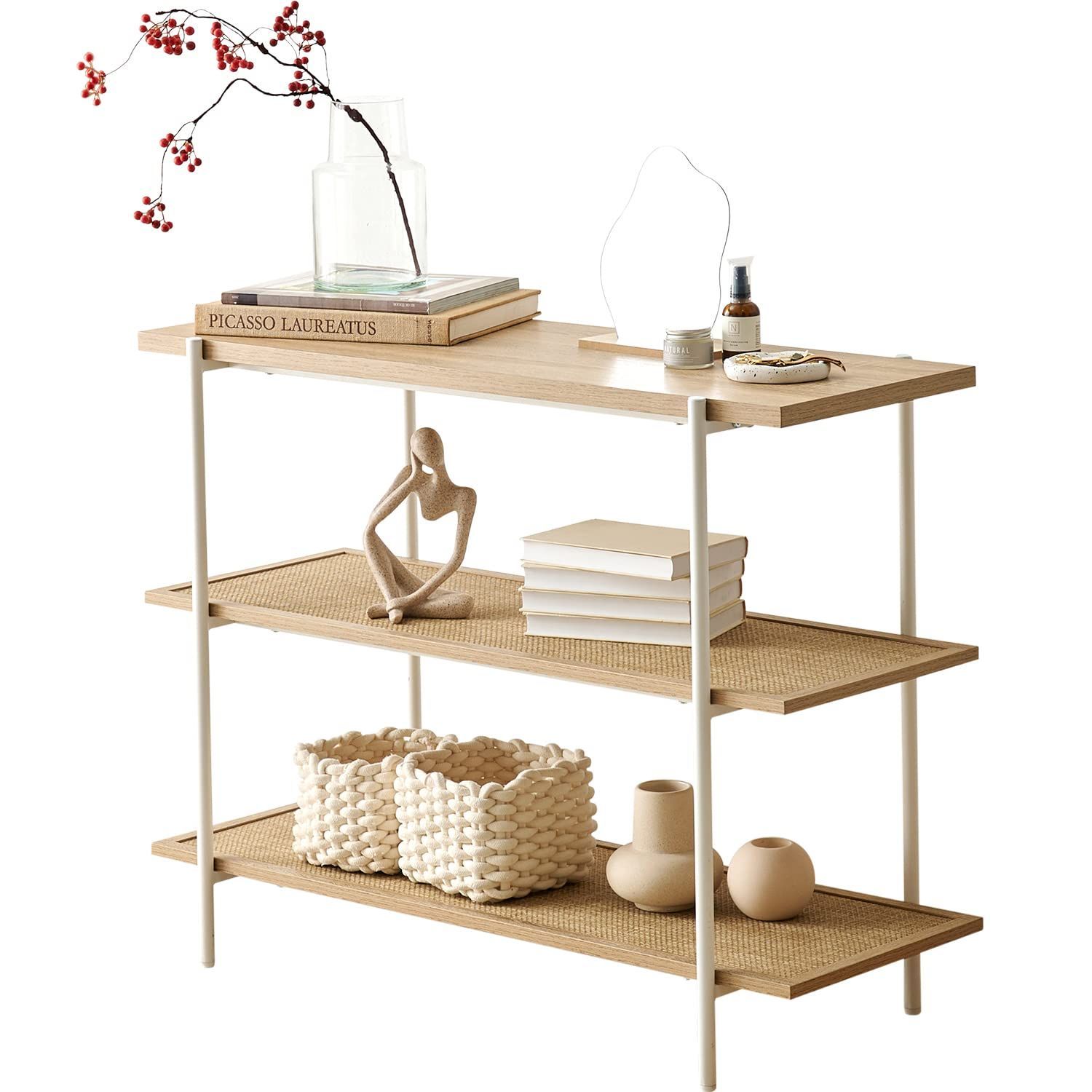 木製蛇腹コスメボックス ミラー 引き出し収納付き 美品 木製 メイク