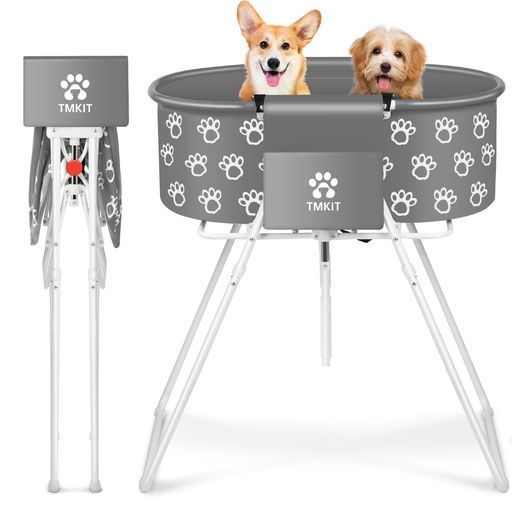 NAYAHOSEペット用バスタブ 折りたたみシャワープール犬用猫用バケツ排水プラグが付く 大容量 インドアとアウトドア利用でき 中小型ニャンちゃんとワンちゃんと他のペットにぴった…