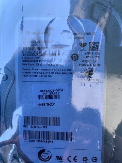Seagate Harddrive 160 bytes.(Barracuda 1700.12)Still in iginal  pkg.