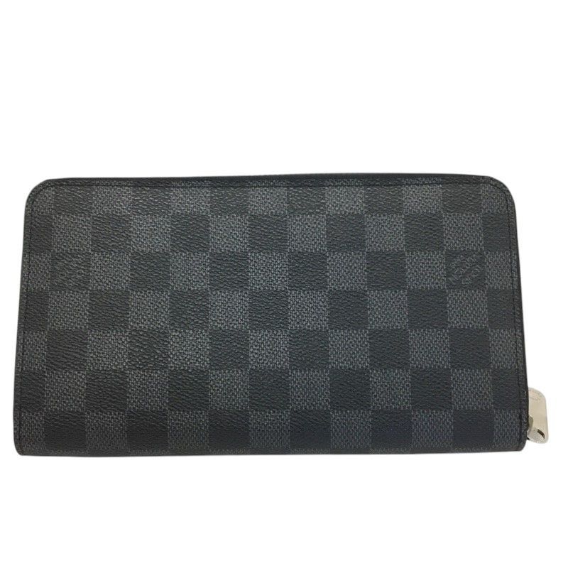 LOUIS VUITTON ルイヴィトン ジッピーオーガナイザー N 63077 ダミエグラフィット ラウンドファスナー長財布 品 -B 質屋 か ｎ