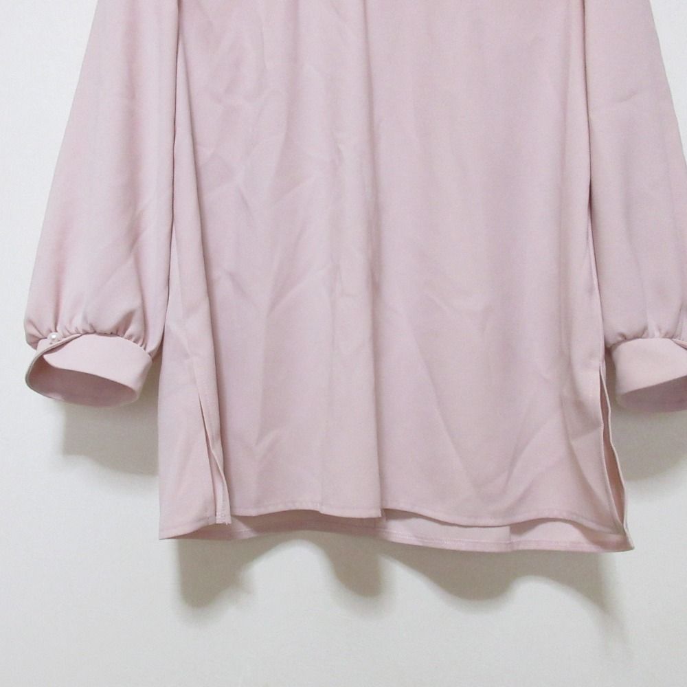 美品 24AW Rene ルネ リボンブローチ フリルカラー ブラウス シャツ 36