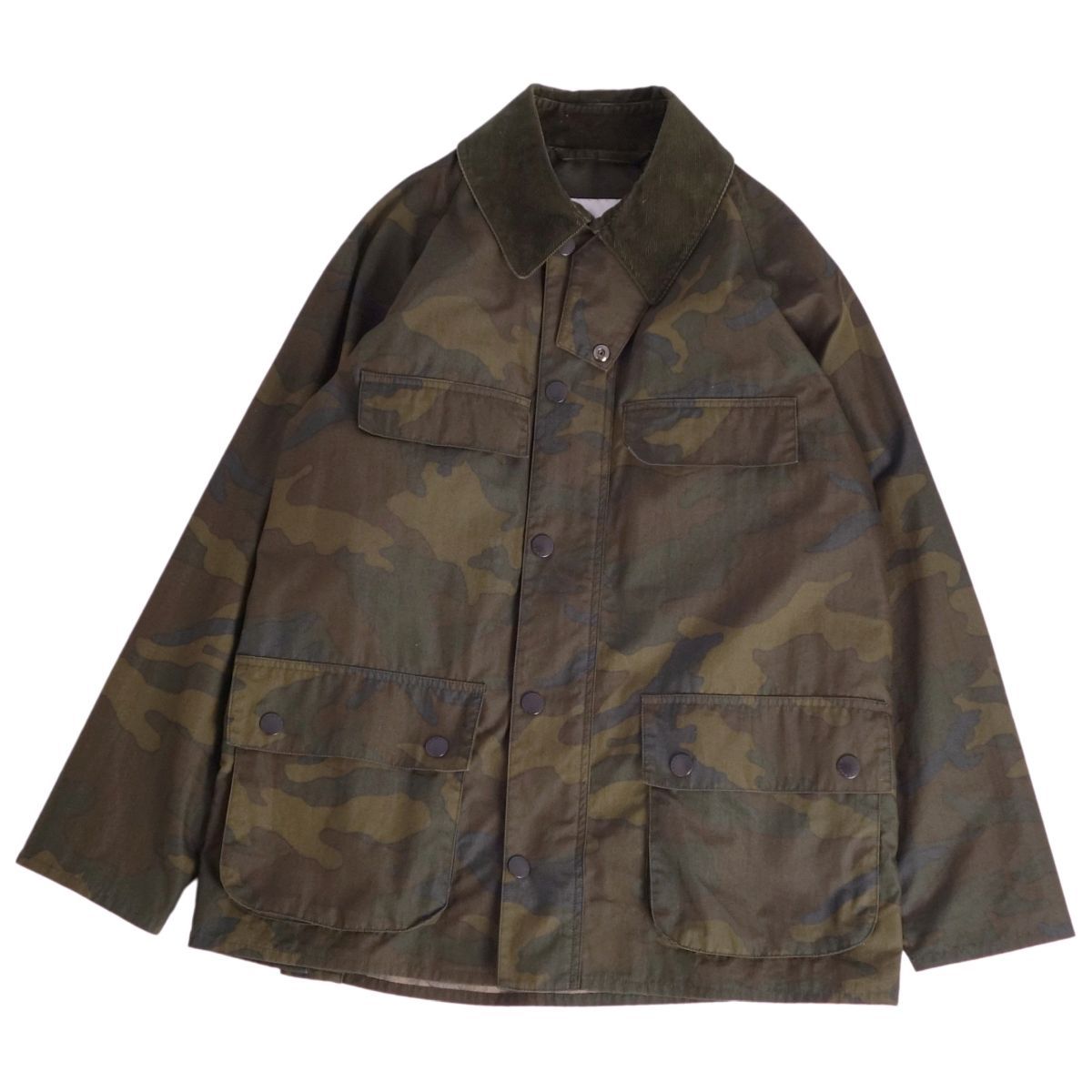 大人も着やすいシンプルファッション 美品 バブアー Barbour ジャケット 迷彩 カモフラージュ ジャケット・アウター
