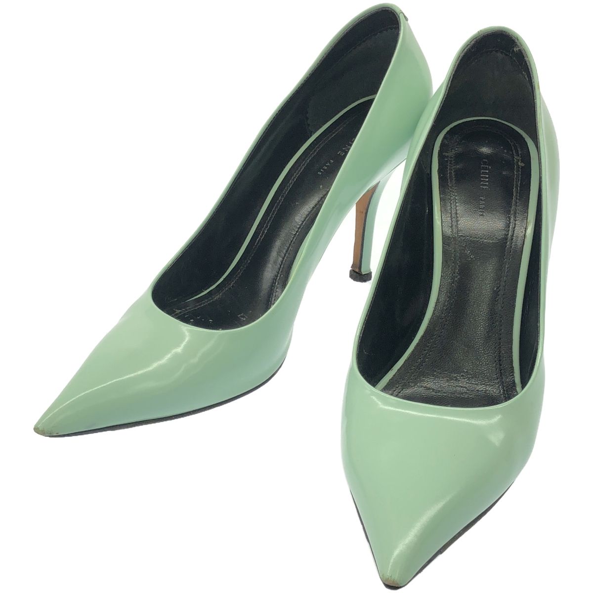 CELINE セリーヌ フィービーパンプス 37 CELINE(セリーヌ) / パンプス/37/BLK/レザー/フィービー期