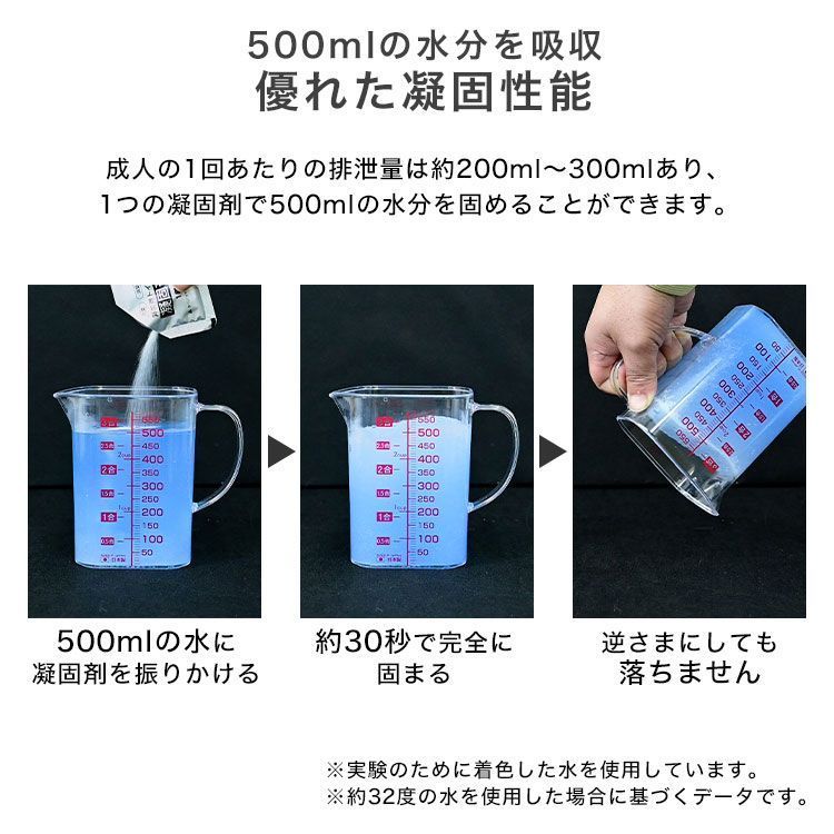 非常用トイレ 凝固剤