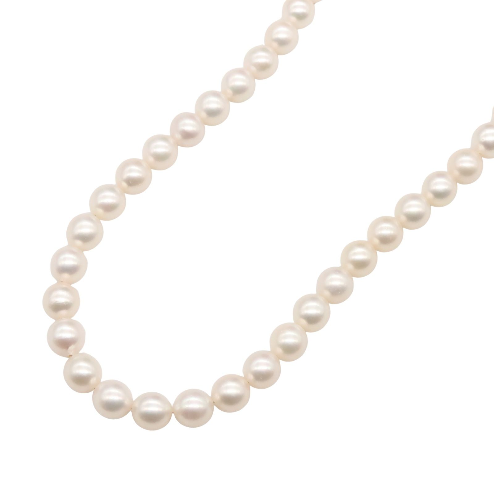 ジュエリー JEWELRY ネックレス パール ネックレス ﾊﾟｰﾙ 33.9g 首回43.5㎝ シルバー925 ネックレス レディース Used A