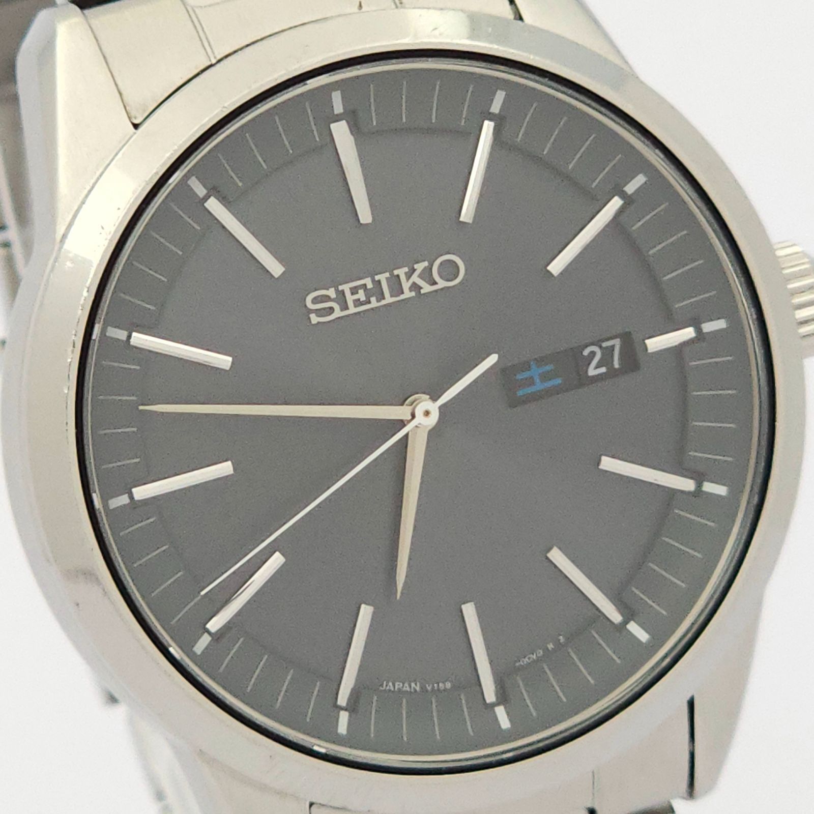 SEIKO セイコー V158-0AM0 ソーラーQZ 動作品 SEIKO セイコー V158
