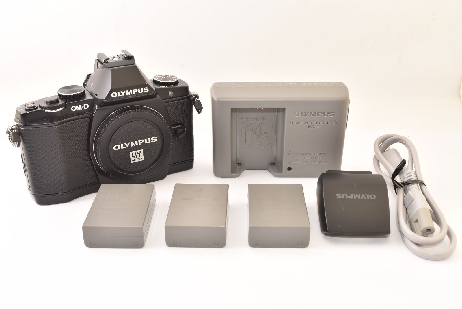 OLYMPUS オリンパス OM-D E-M5 ボディ 予備バッテリー フラッシュ付き ミラーレス一眼カメラ 2509094