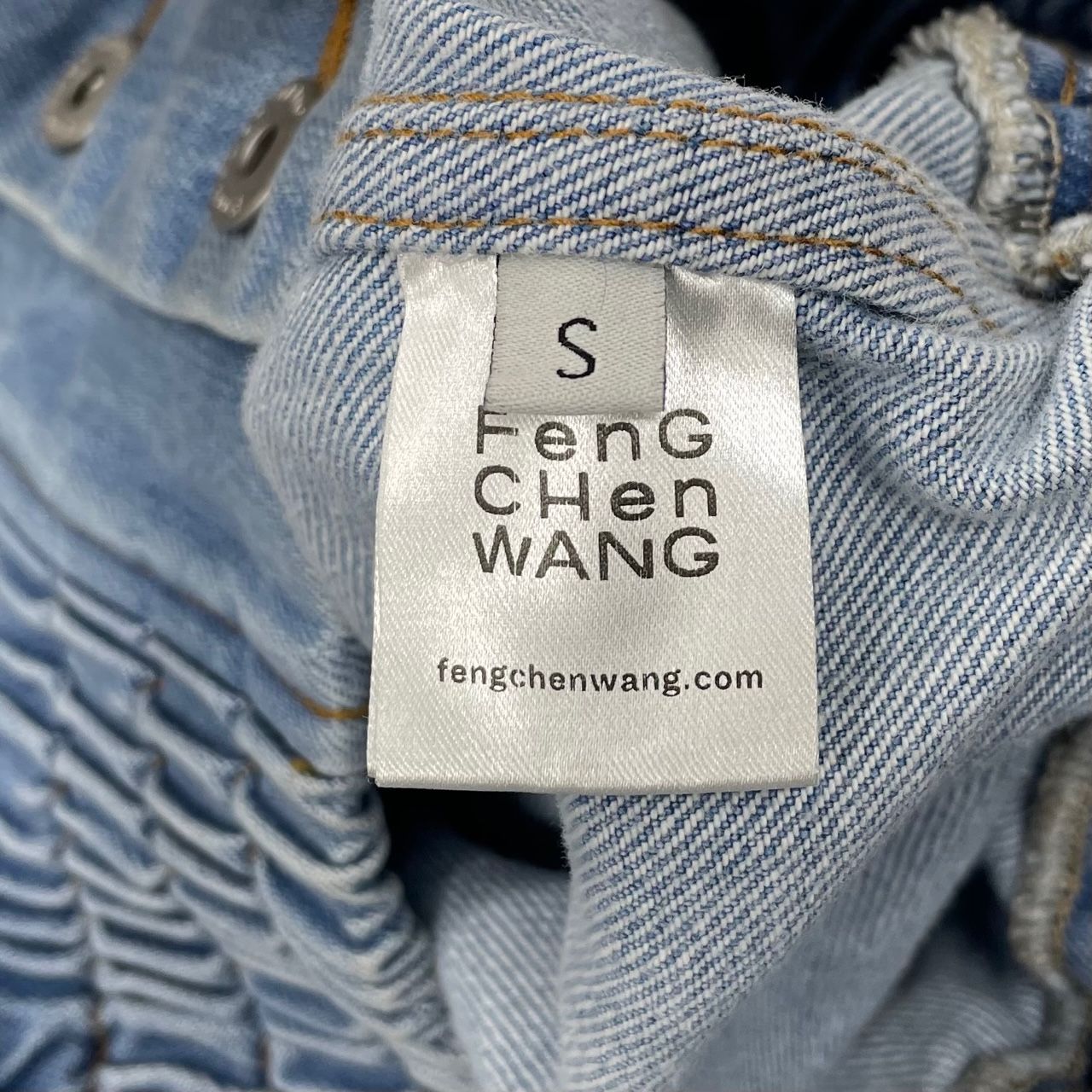 FENG CHEN WANG 20AW LAYERED JACKET レイヤード デニム ジャケット 