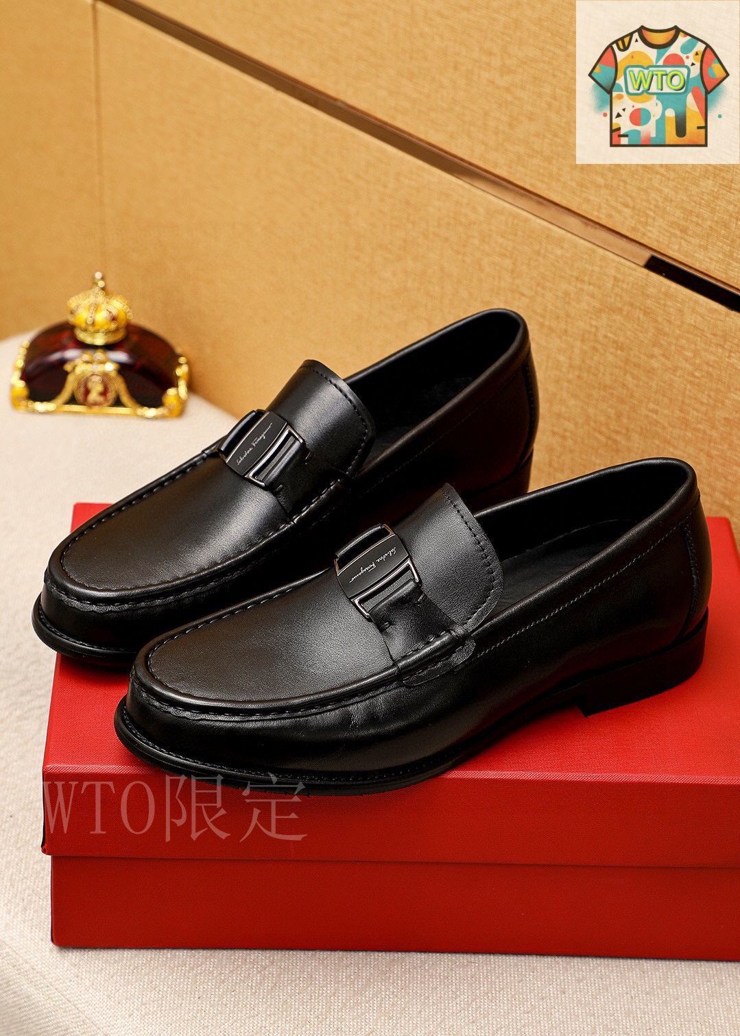 Ferragamo フェラガモ レジャー レザーシューズ09-1 - メルカリ
