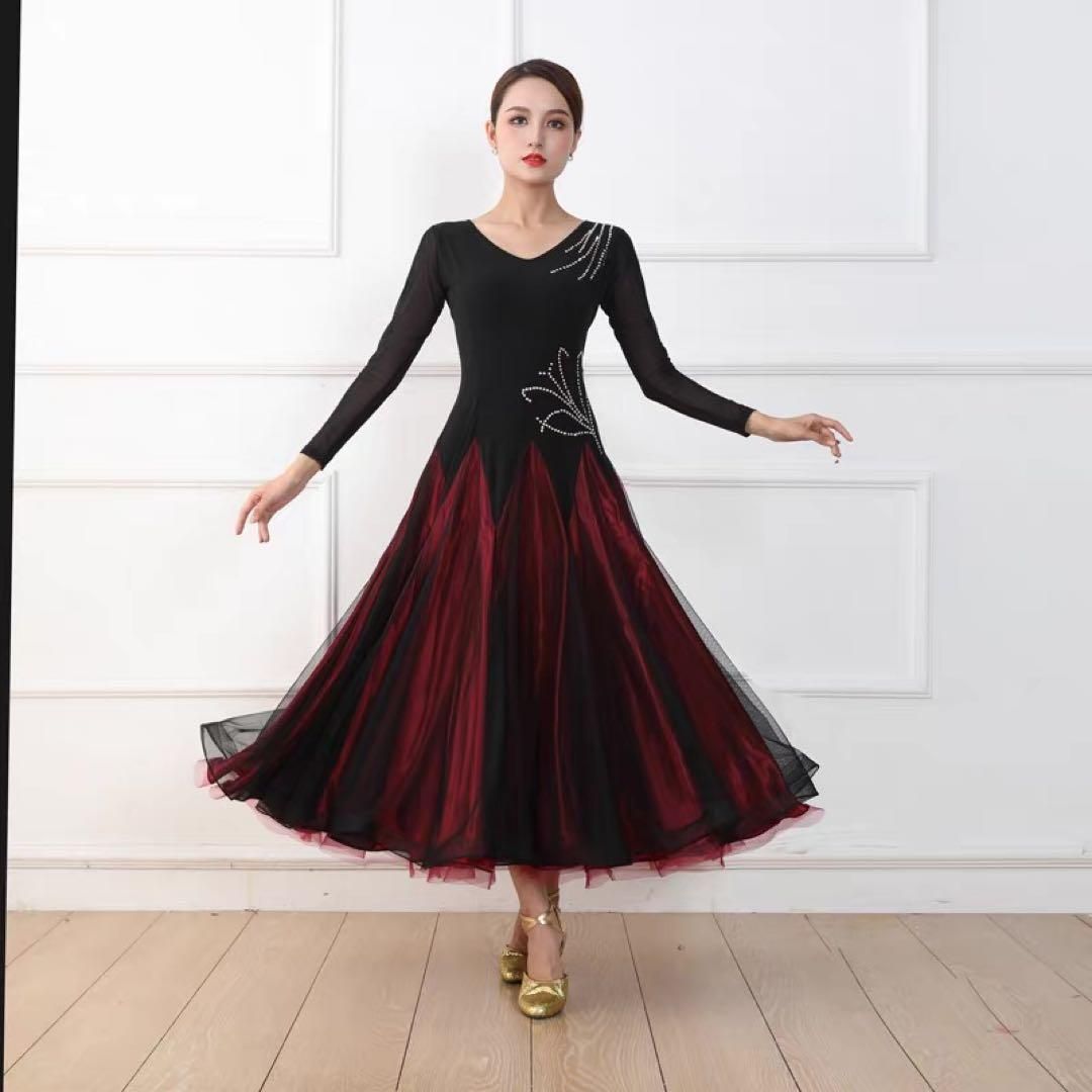 ストーン付きスタンダード練習着☆ダンスパーティーにも！ 特別企画品