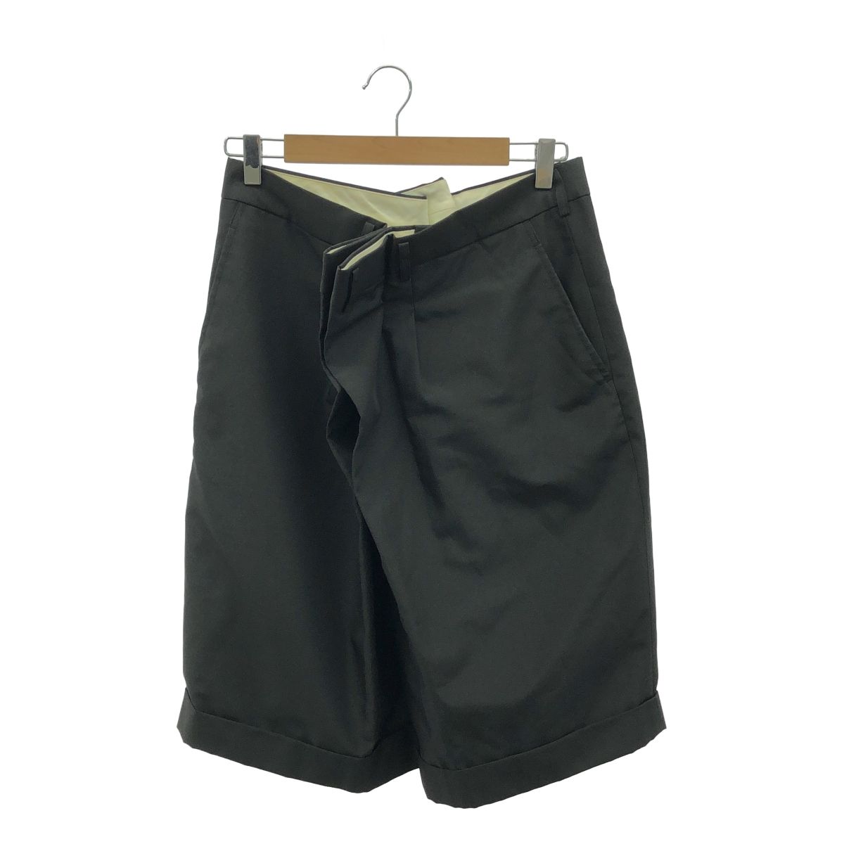 COMME des GARCONS | コムデギャルソン | 2013AW | 変形 ロールアップ ハーフパンツ | S | ブラック | レディース