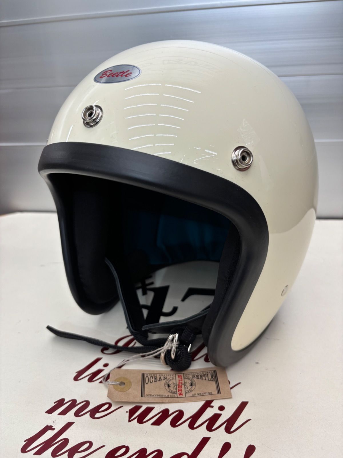 オーシャンビートル LAC アイボリー Wストラップ黒 Lサイズ オーシャンビートル LAC ブラック Ｌサイズ Wストラップ（白） 新品未