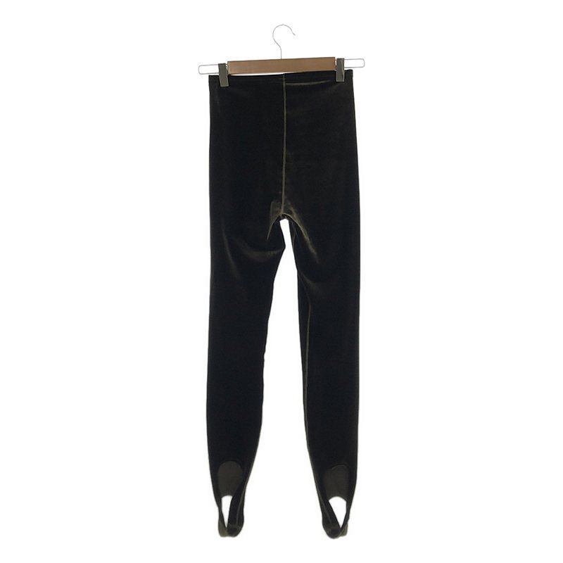 【美品】SIMONE WILD/シモーネ ワイルド STIRRUP PANTS SIMONE WILD / シモーネワイルド | STIRRUP PANTS ベロア レギンス