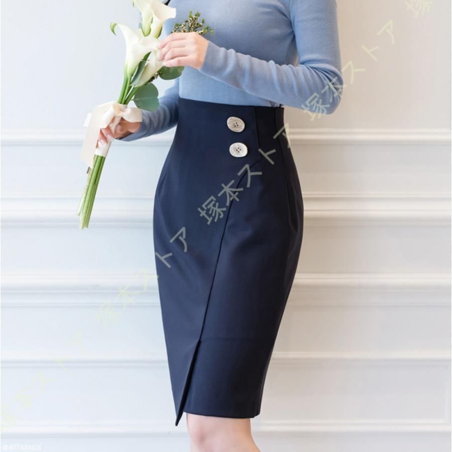 スカート ひざ丈 レディース 春 夏 春夏 ミニ タイトスカート ミディアム丈 ペンシルスカート ミニ丈 ブラック ミモレ丈 黒 ペンシルスカー
