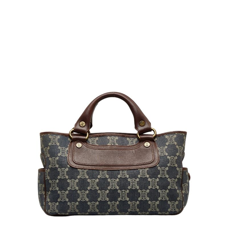 セリーヌ マカダム ブギーバッグ デニム ハンドバッグ トートバッグ  