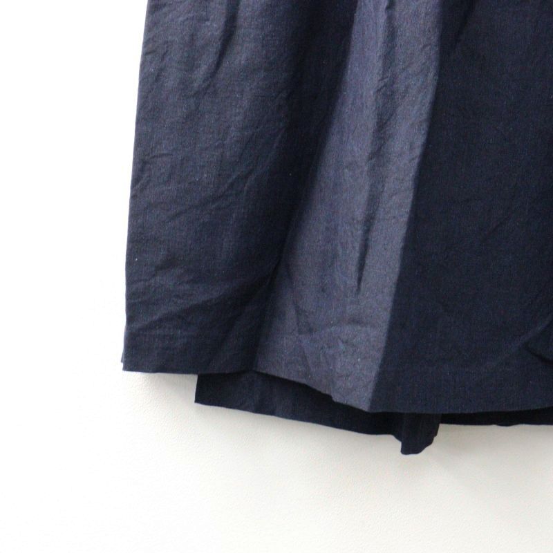 美品 えみおわす emiowasu ラップスカート/インディゴ 巻き