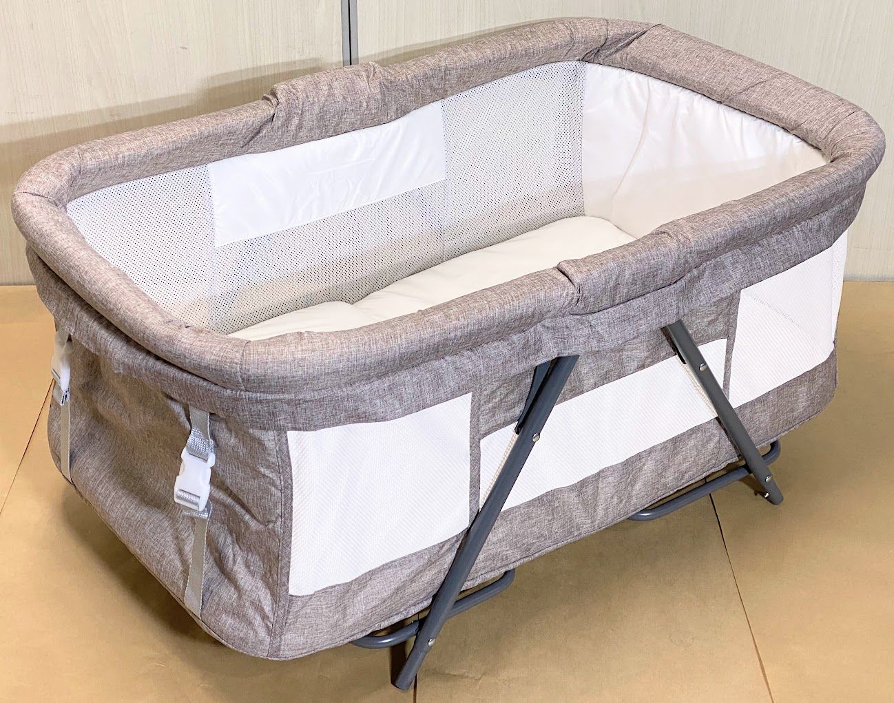 美品】ZOOBLY ベビーベッド 添い寝ベッド 折りたたみ ミニ 組み立て