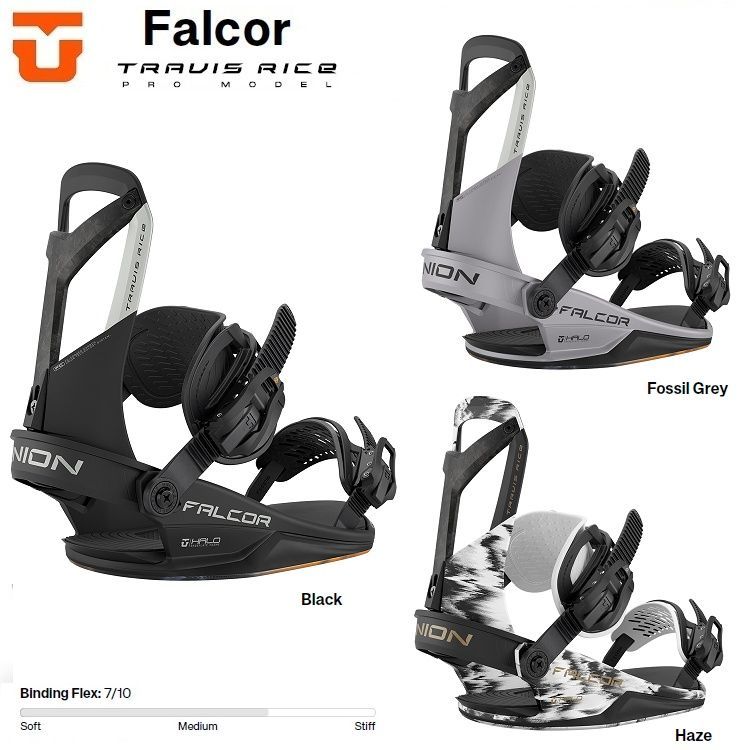 UNION BINDING 25-26 FALCOR ユニオン バインディング ファルコア トラビスライス シグネチャー T.RICE TRAVIS RICE 2026 UNION日本正規品