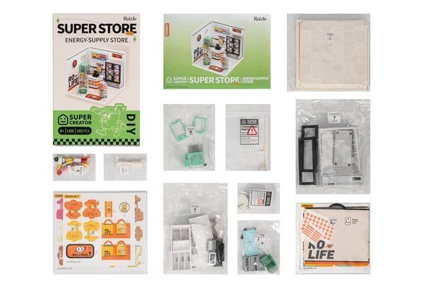 ROLIFE　DIYプラスチックハウス　スーパークリエイターシリーズ　コンビニ ROLIFE DIYプラスチックハウス スーパークリエイターシリーズ
