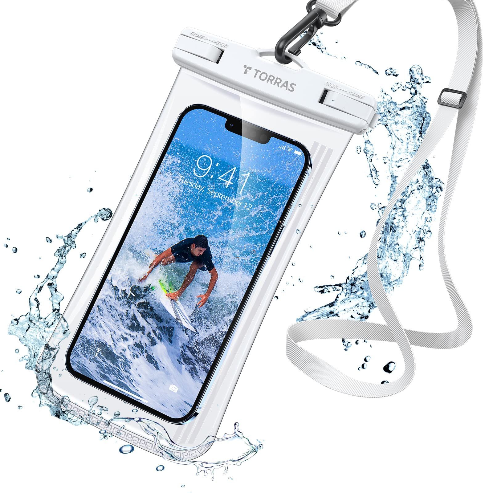 【数量限定】11 12 XR Max SE Pro 13 小物管理 iPhone 6.9インチ以内 お風呂 タッチ快適 海 通話 撮影 温泉 顔認証 IPX8認証 キッチン 押し易いサイドボタン プール 防水ケース【新アップグレード】全