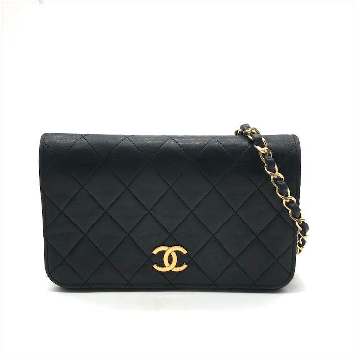良品 CHANEL シャネル ミニ マトラッセ ラムスキン ココマーク