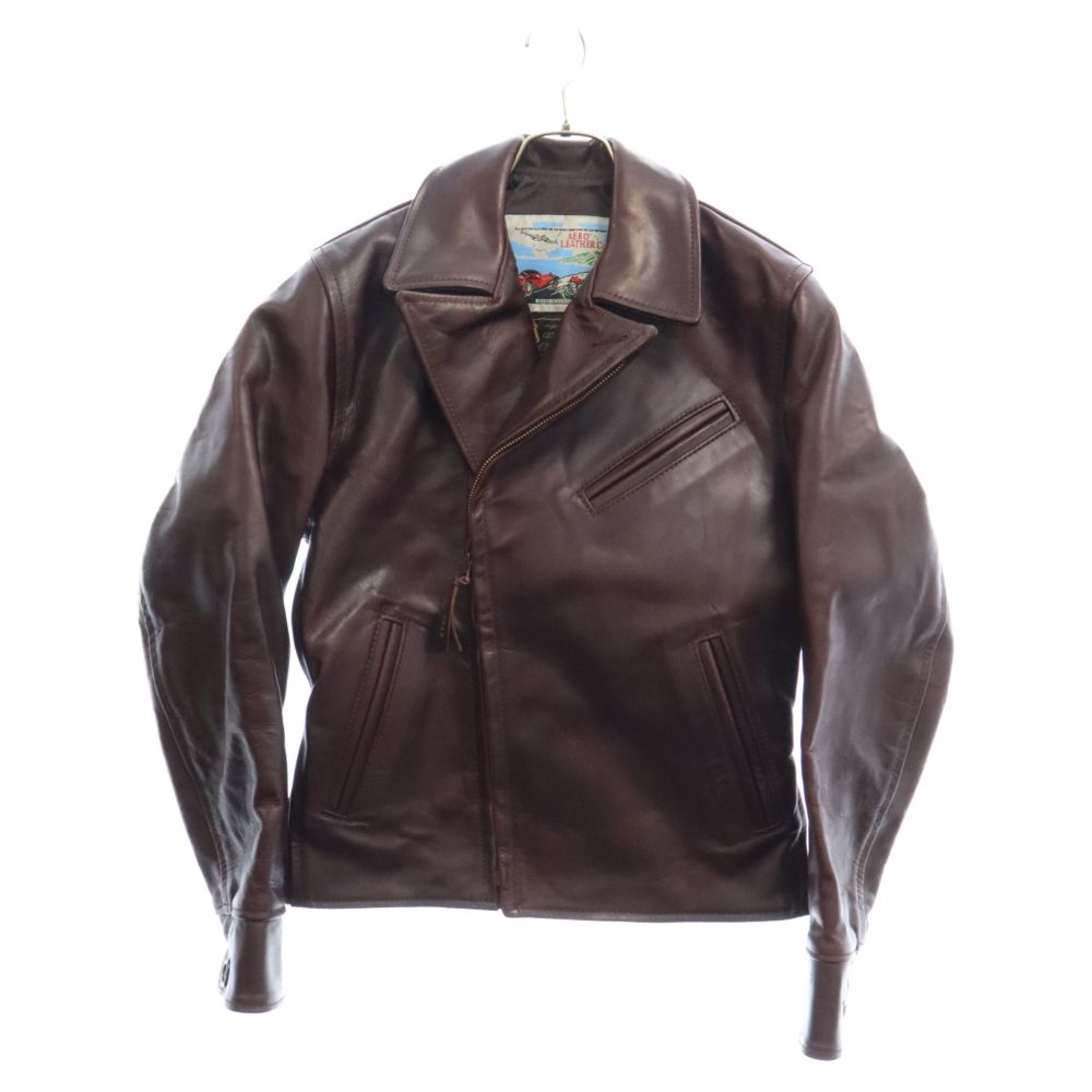 美品 AERO LEATHER エアロレザー ハーフベルトSTF SIZE40 Aero Leathers エアロレザー AERO LEATHER ライダースジャケット