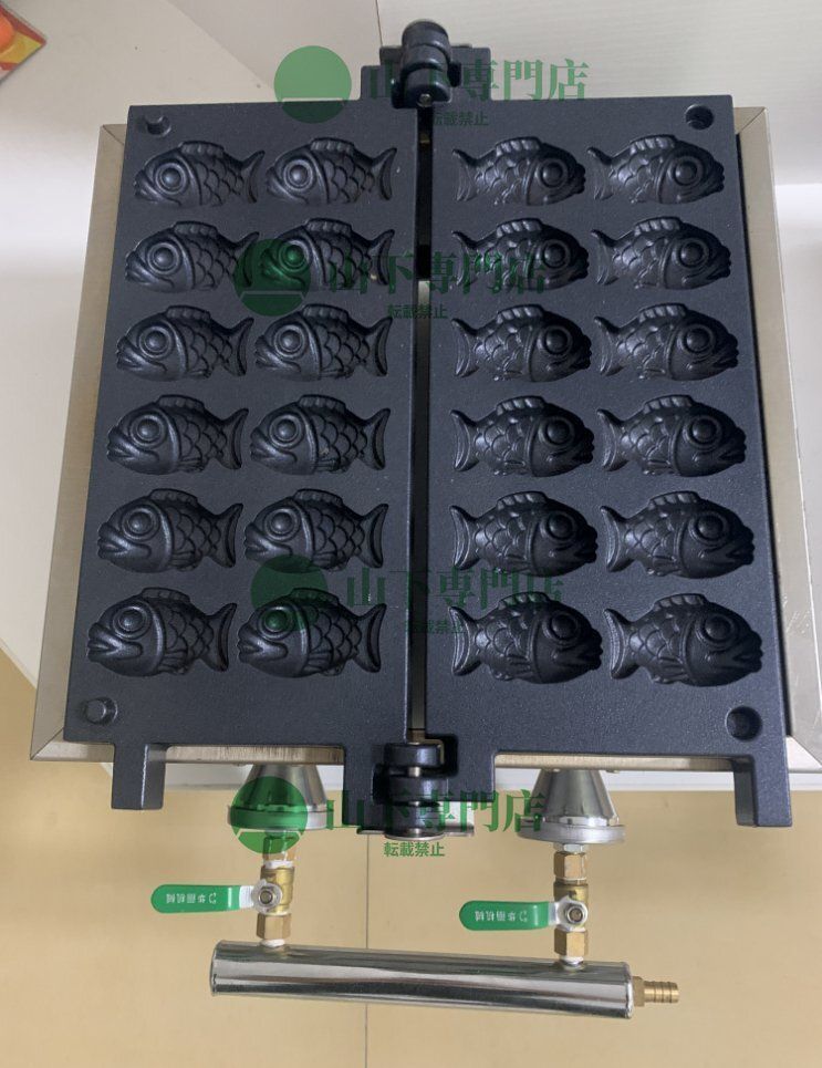 たい焼き器 天然もの！ 【希少・一丁焼き】鋳鉄製 たい焼き器 天然物