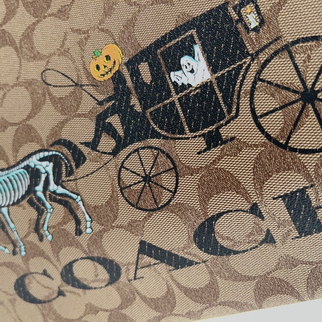 コーチ COACH トートバッグ ハンドバッグ シグネチャー 馬車 レディース