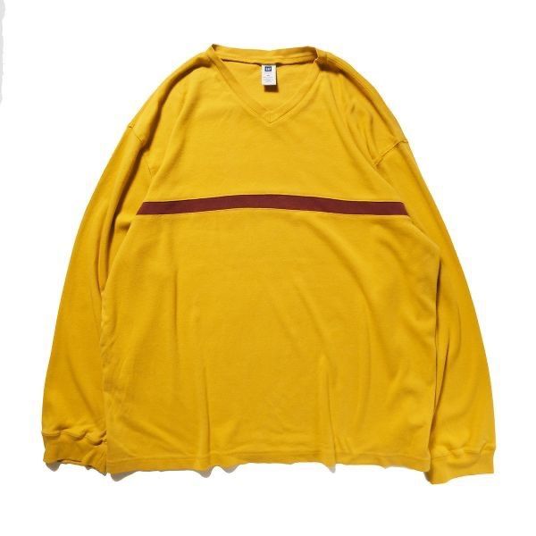 90's 00's ギャップ GAP チェスト ボーダー Vネック コットン T 90's 00's ギャップ GAP チェスト ボーダー Vネック コットン T