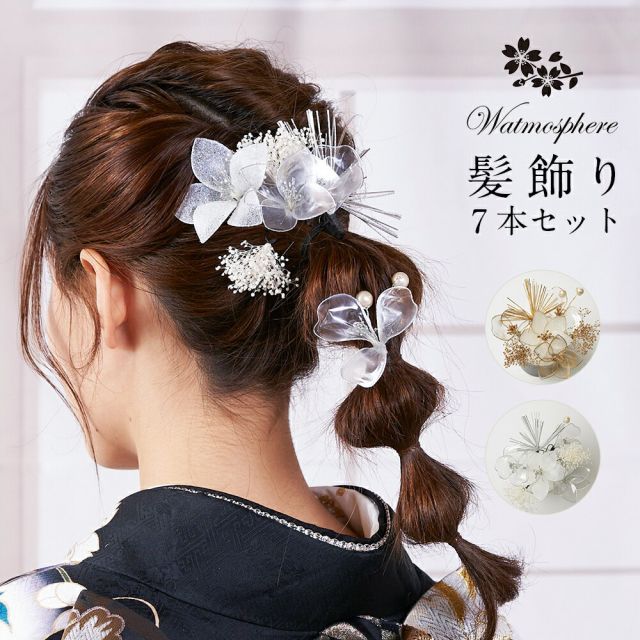 1点物⋈モコモココーナー56ふわふわミンクファー付バンズクリップ6cm