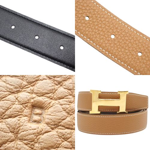 HERMES(エルメス) リバーシブル コンスタンスベルト ブラック/ゴールド