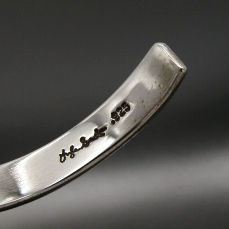 美品 Lyle Secatero ナバホ族 バングル スタンプワーク