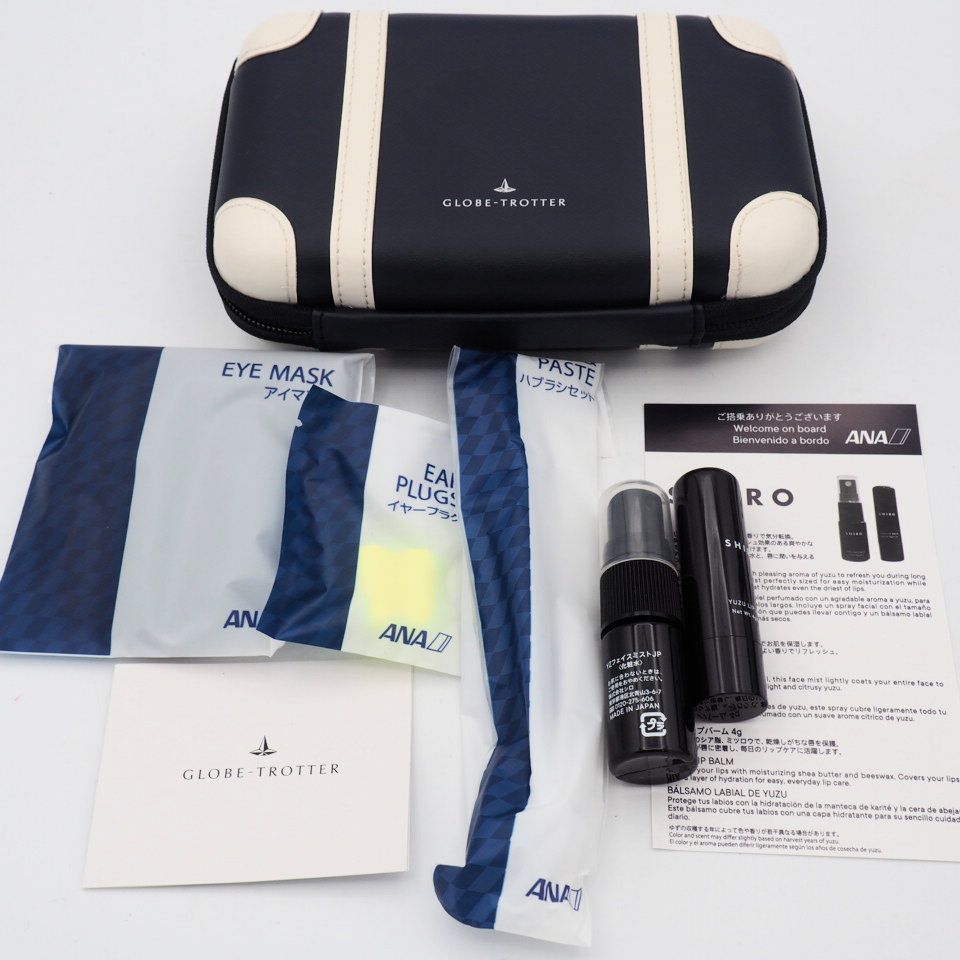 【未開封】 ビジネスアメニティーポーチグローブトロッターエッティンガー 14点 ANAビジネスクラス ETTINGER グローブトロッターアメニティ