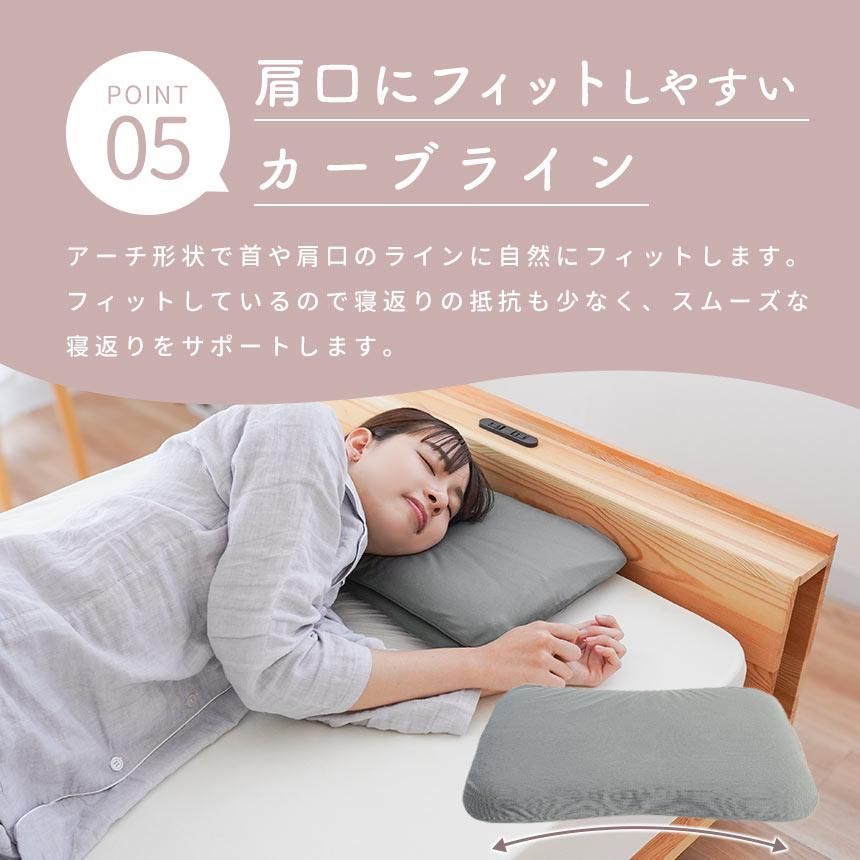 西川 低い枕 低め 1枚単品 50×30cm 高さ2.5cm 低反発ウレタン