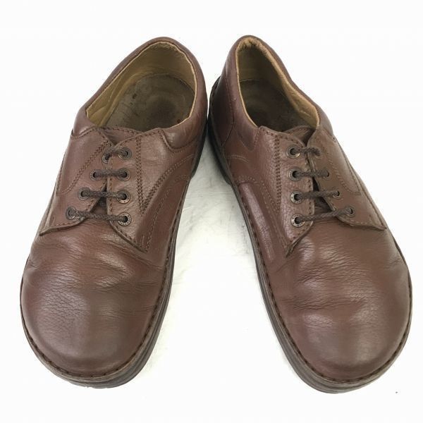 ビルケンシュトック/BIRKENSTOCK★本革/コンフォートレザーシューズ【28.0/茶】leather　Shoes◆WB53-9  #-19t