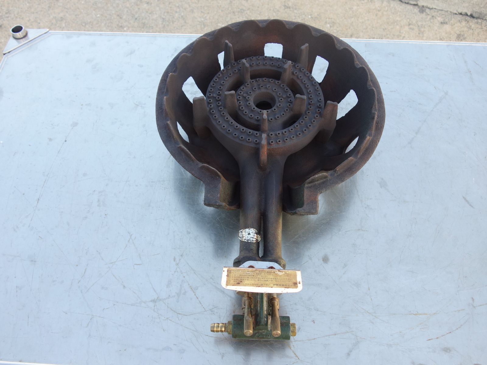 M▽伊藤産業 鋳物コンロ 業務用 ガスコンロ LPガス プロパンガス 卓上 厨房 1口 31667