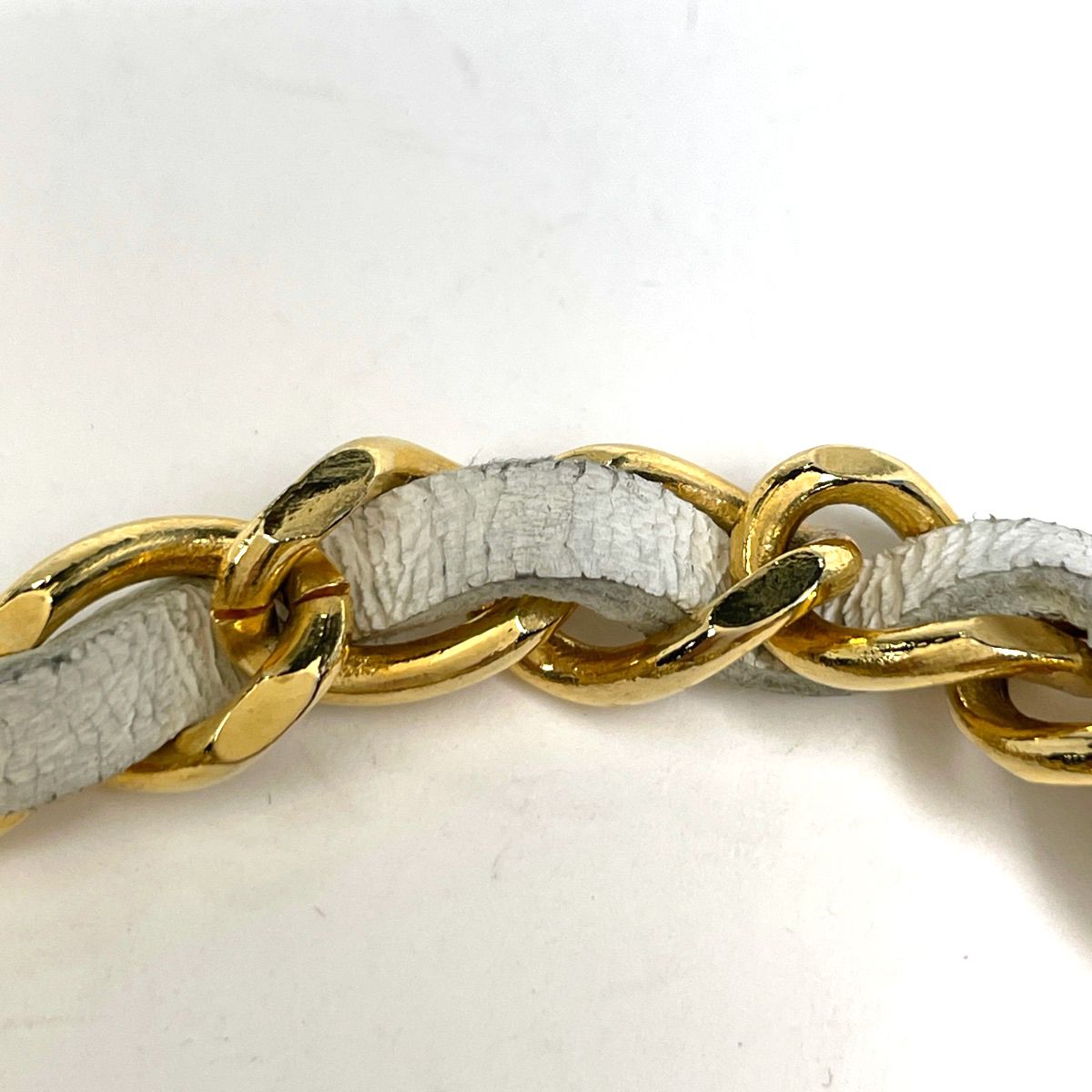 CHANEL シャネル チェーンベルト 1982 レザー ゴールド ココマーク CHANEL 中古品 シャネル チェーンベルト ココマーク レザー