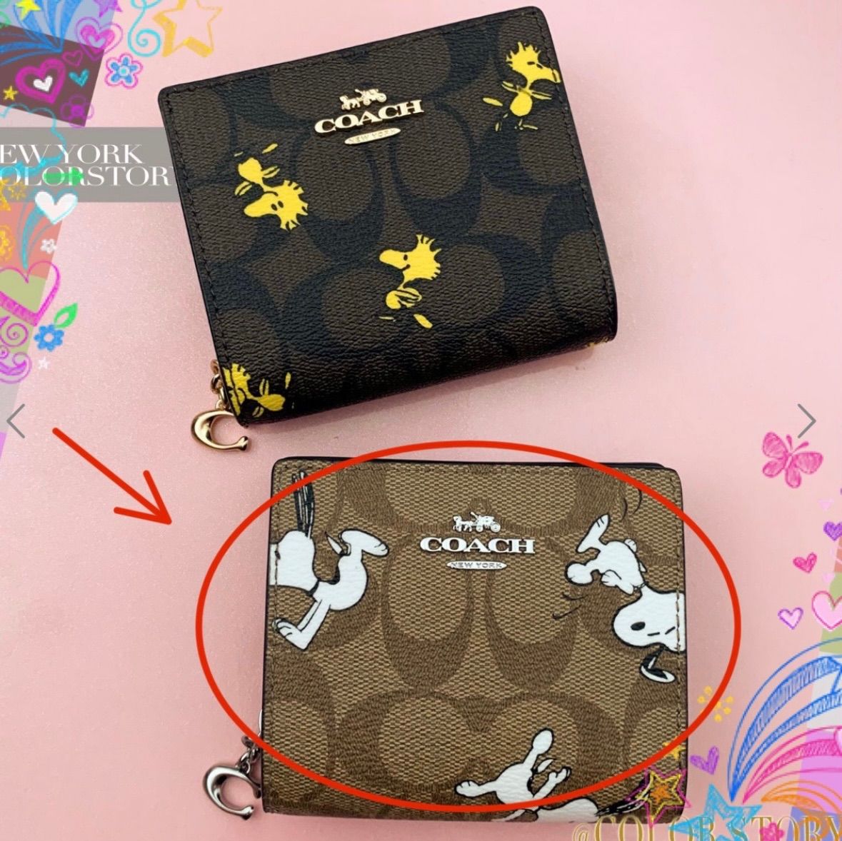 COACH C4592 スヌーピーコラボ 新品未使用 楽天市場】【SALE 新作 COACH】コーチ 財布 二つ折り 新作 ミニ