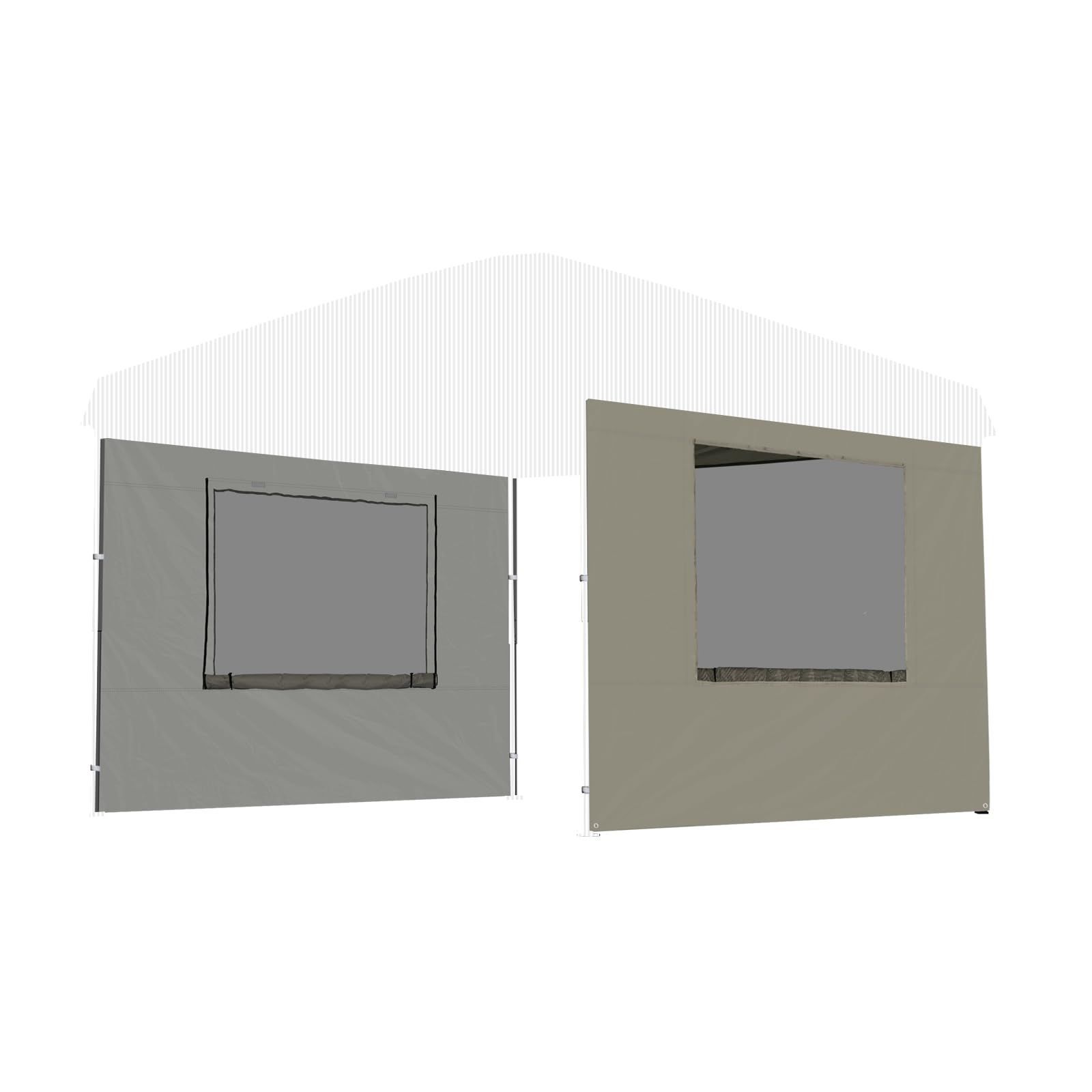 サイドシート 横幕 タープテント 2枚セット FIELDOOR 2.5ｍ×2.5ｍ サイドシートのみ スチール製 アルミ製共通 G3モデル
