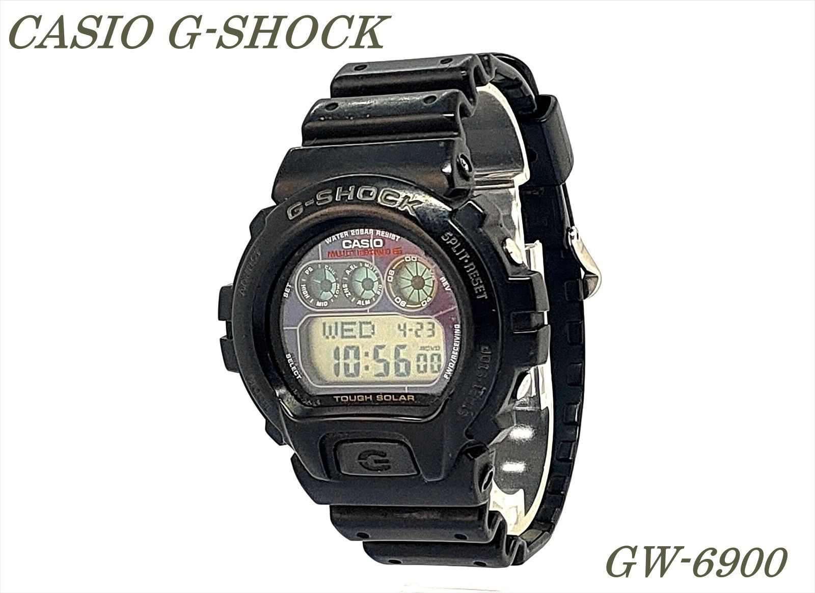 Casio G-shock カシオ Gショック タフソーラー 電波ソーラー GW-6900 