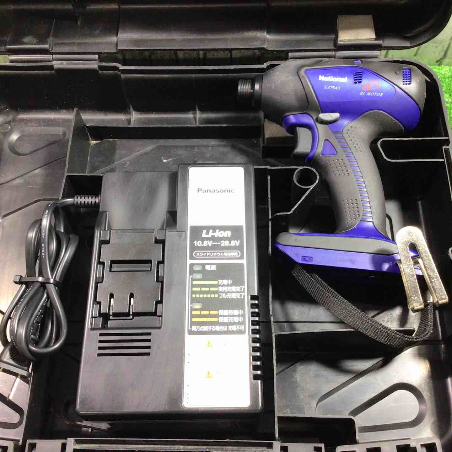 パナソニック Panasonic コードレスインパクトドライバー 黒 EZ7543LN2S-B 川口店