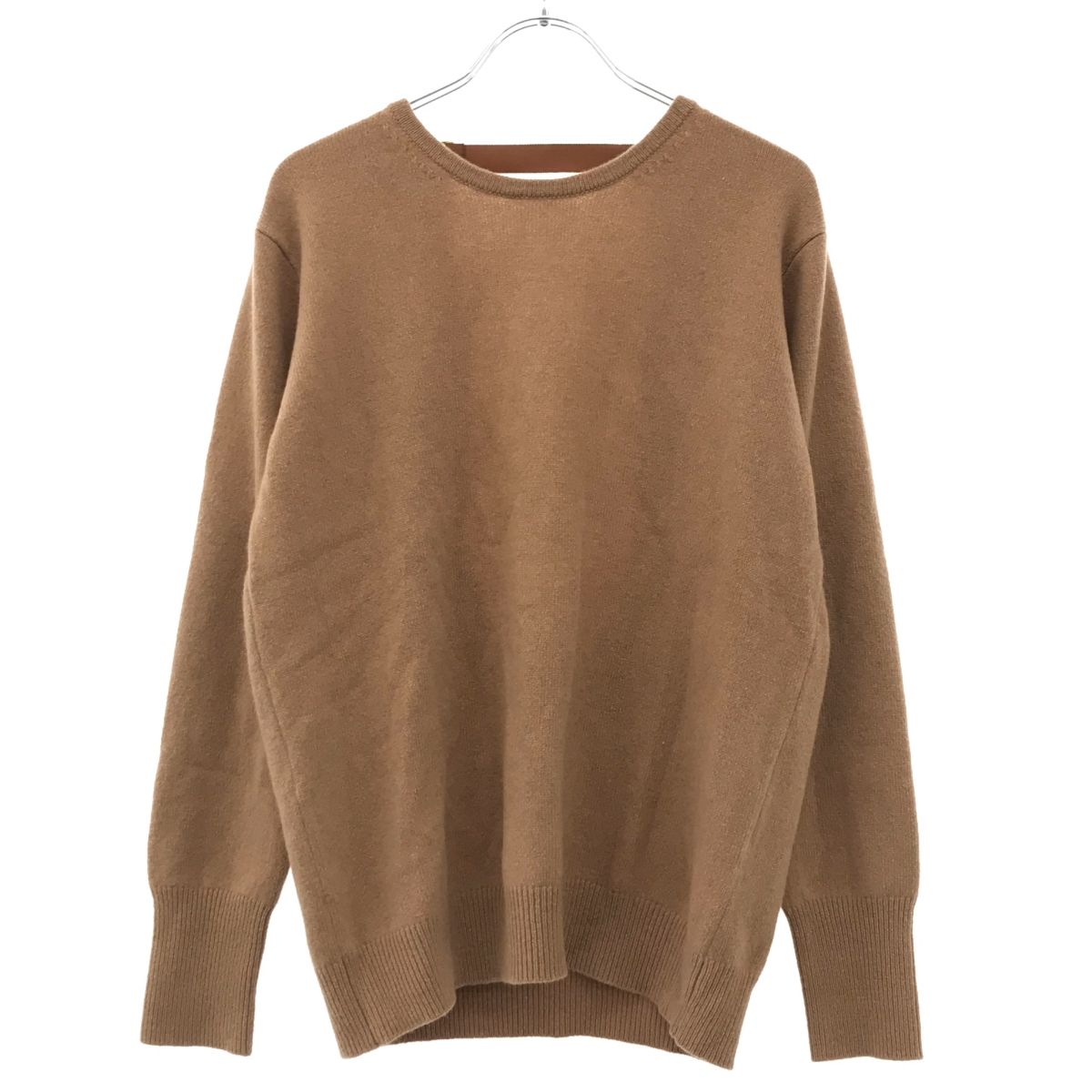 マイラン　カシミア　ニット MYLAN マイラン 21AW Eco Cashmere Back Open knit Top カシミヤ
