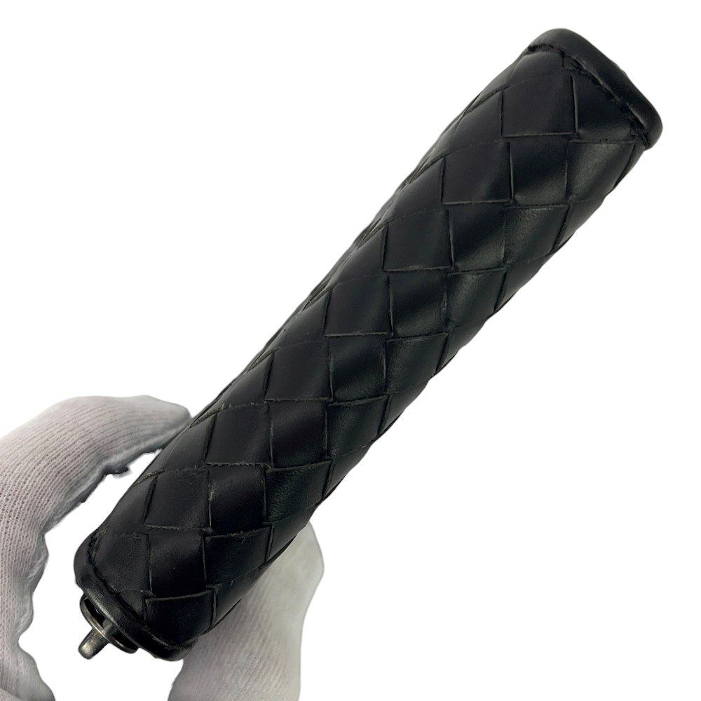 ボッテガヴェネタ コインケース ダークブラウン イントレチャート b85