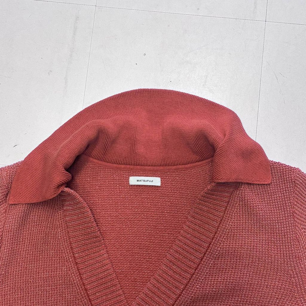 MATSUFUJI collared knit cardigan カーディガン MATSUFUJI マツフジ collared knit cardigan カーディガン M221