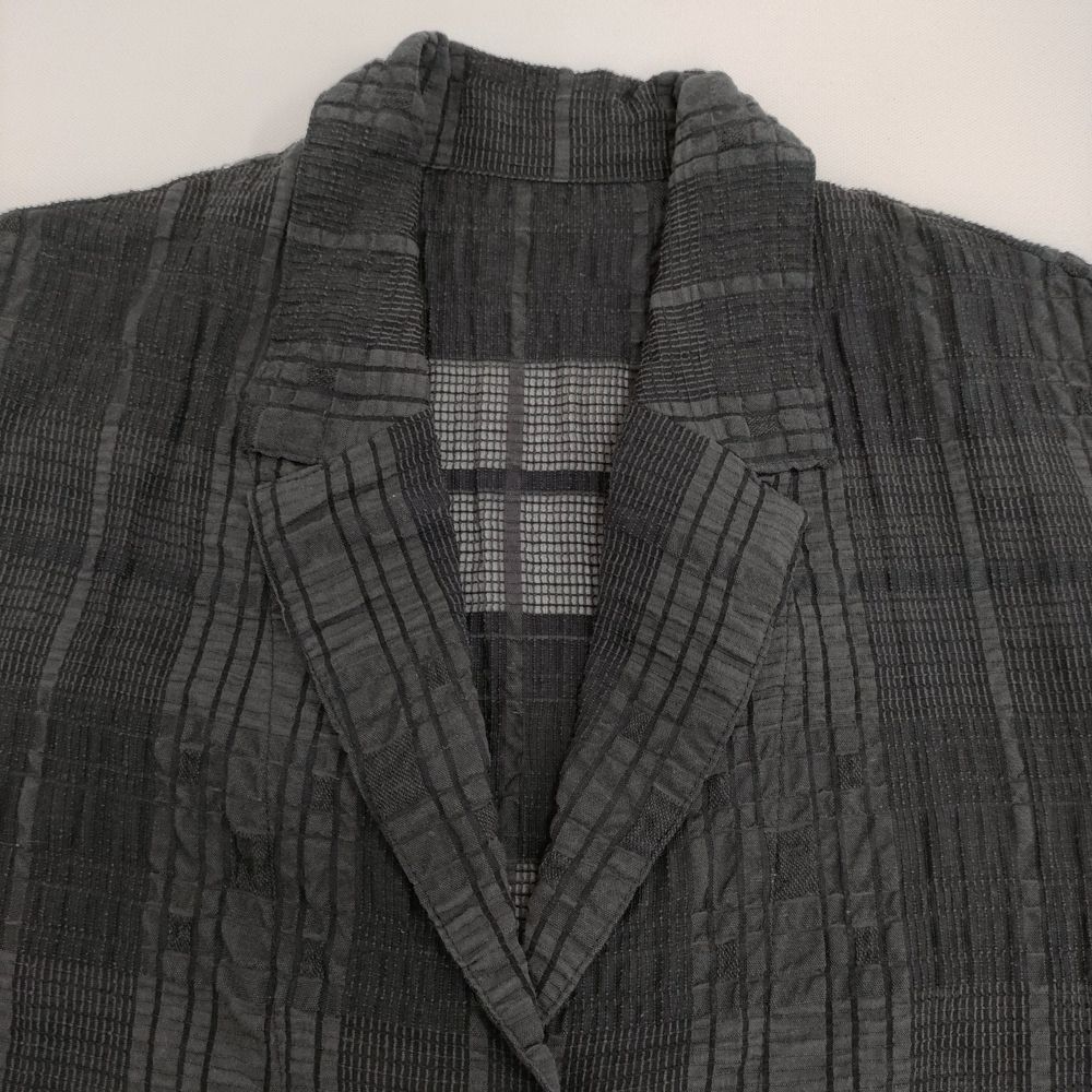 JOURNAL STANDARD - JOURNAL STANDARD チェックシアーシャツ 定価16500円 ジャケット 半袖シャツ 24SS ブラック レディース ジャーナルスタンダード【中古】5-0718S♪ JOURNAL STANDARD チェックシアーシャツ 定価16500円 ジャケット