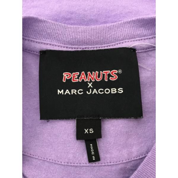 MARCJACOBS×PEANUTSマークジェイコブス×ピーナッツスヌーピープリントTシャツパープルサイズ:XSレディース