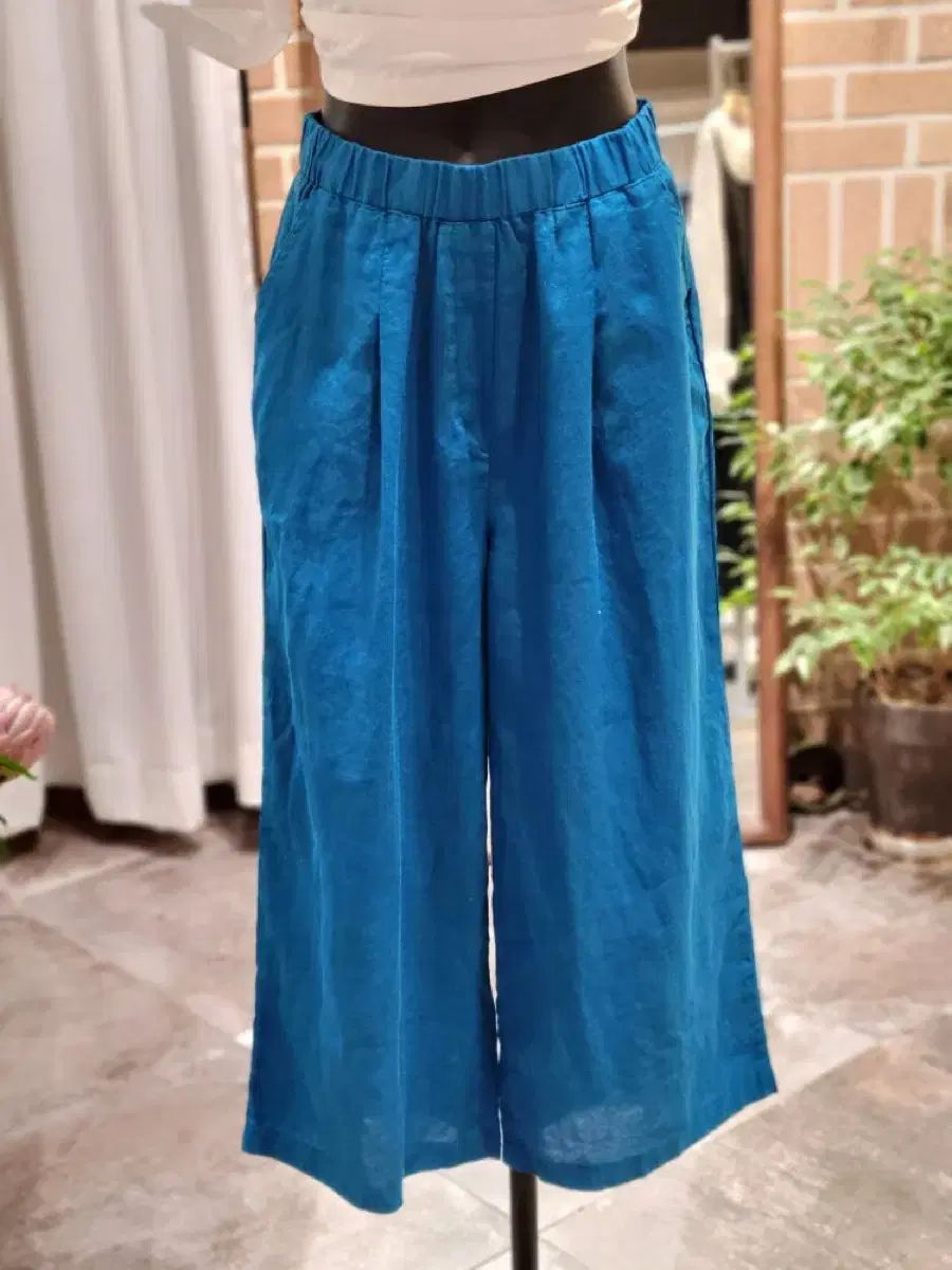 リネン ワイドパンツ 128000 made in korea