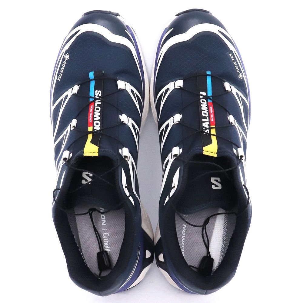 28cm SALOMON XT-6 GORE-TEX ローカットスニーカー ネイビー 477325