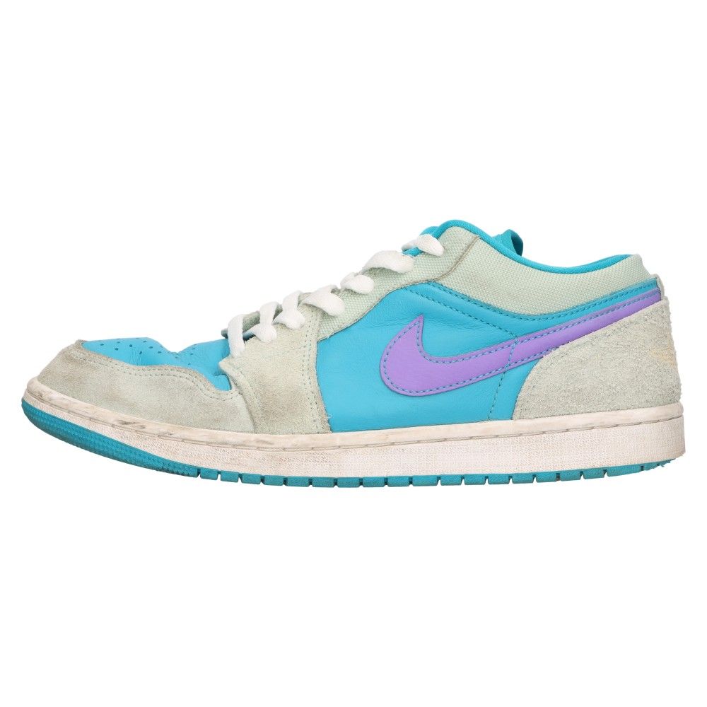 NIKE (ナイキ) AIR JORDAN 1 LOW AQUATONE エアジョーダン1 ロー アクアトーン ローカットスニーカー ブルー US8.5/26.5cm DX4334-300