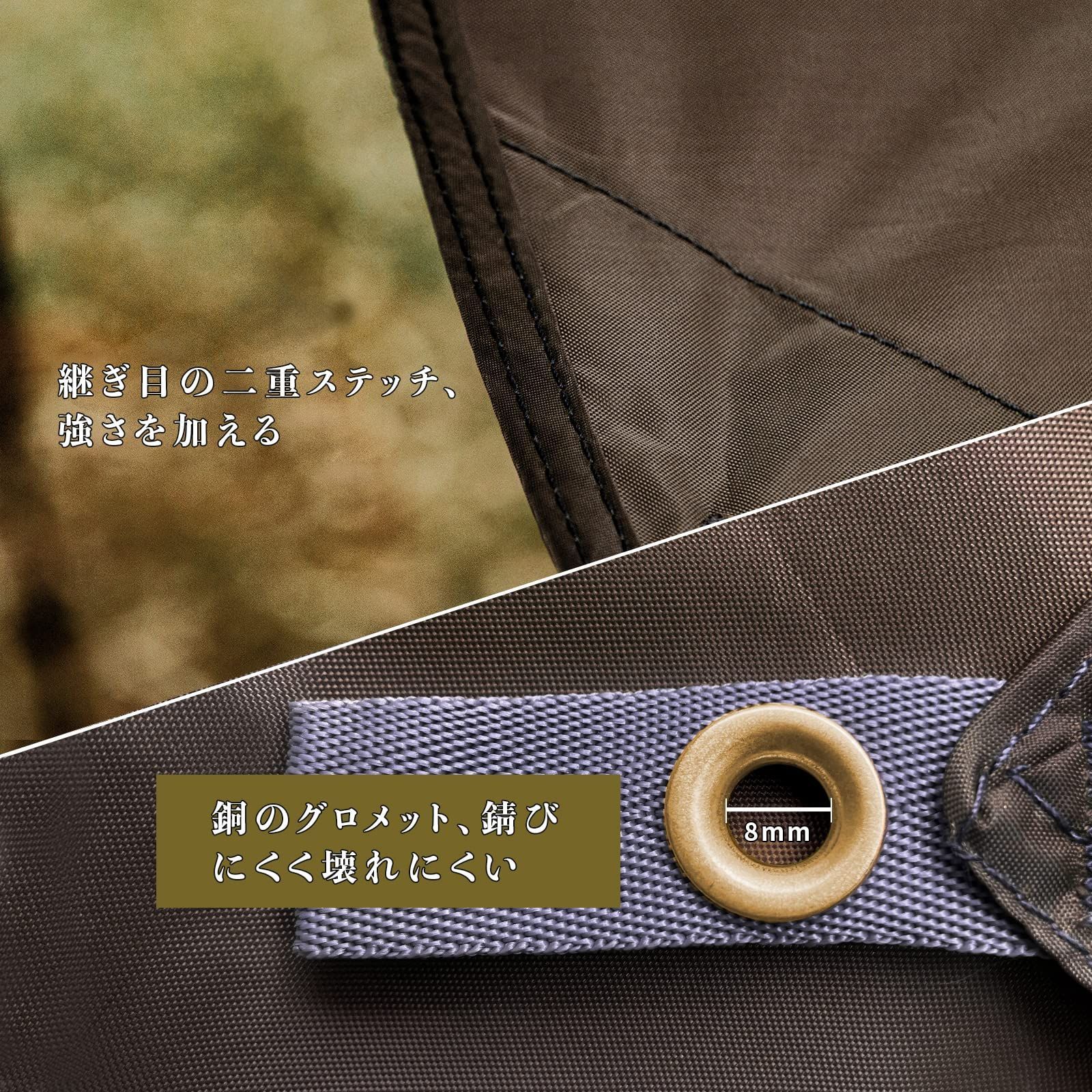 商品 持ち運び便利 収納ケース付き 遮熱性 軽量 撥水加工 UVカット 紫外線対策 ヘキサ 防水タープ Unigear OLIVEOS_COM_TR